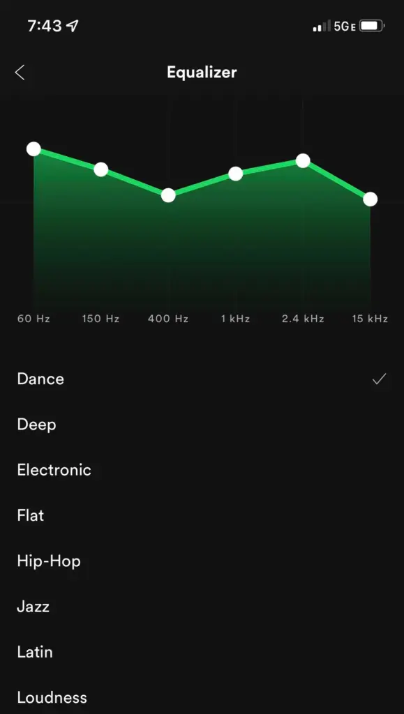 best spotify equalizer settings